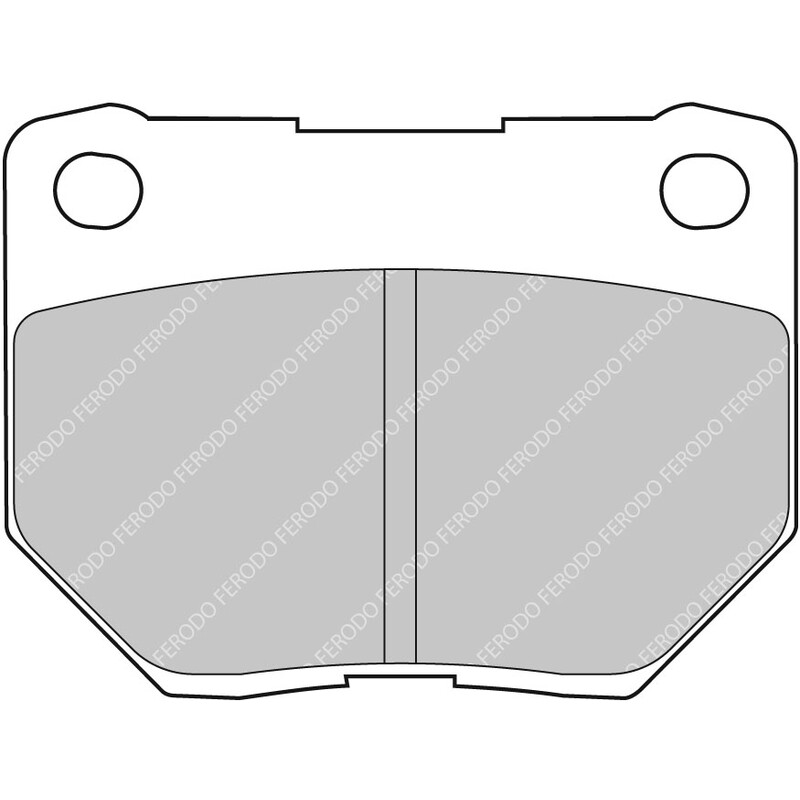 Plaquettes de Freins Arrière Ferodo DS Performance pour Subaru Impreza GD / GG (00-08)