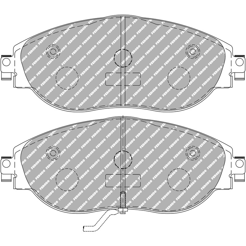 Plaquettes de Freins Avant Ferodo DS2500 pour VW Passat CC (08-12)