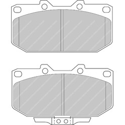 Plaquettes de Freins Avant Ferodo DS2500 pour Nissan 200SX S14 / S14A (93-99)