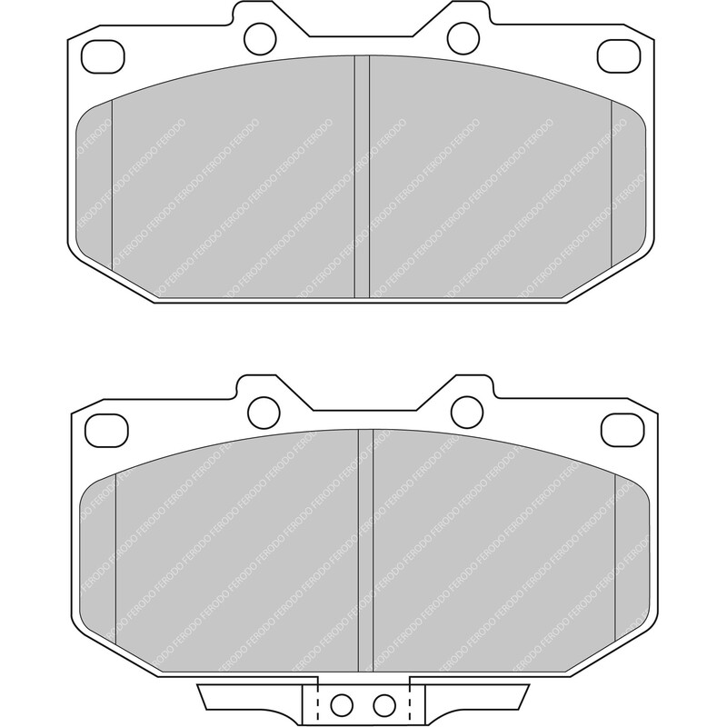 Plaquettes de Freins Avant Ferodo DS2500 pour Nissan Silvia S15 (94-04)