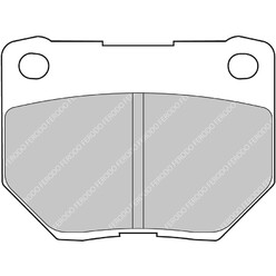 Plaquettes de Freins Arrière Ferodo DS2500 pour Subaru Impreza GD / GG (00-08)