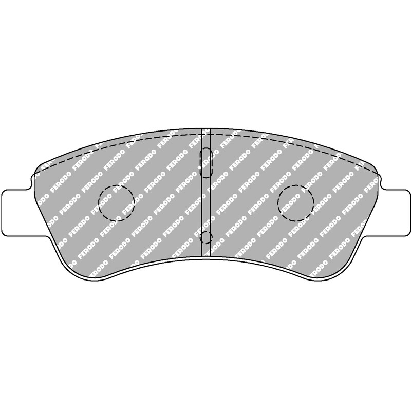 Plaquettes de Freins Avant Ferodo DS Performance pour Peugeot 1007 (2005+)