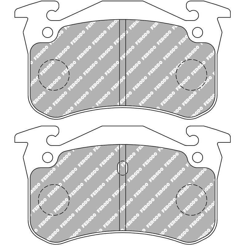 Plaquettes de Freins Arrière Ferodo DS Performance pour Renault 11 (84-86)