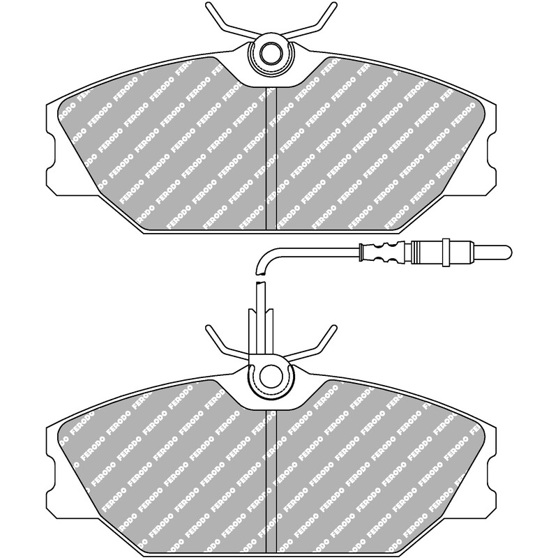 Plaquettes de Freins Avant Ferodo DS3000 pour Renault 25 FCP406R (84-93)