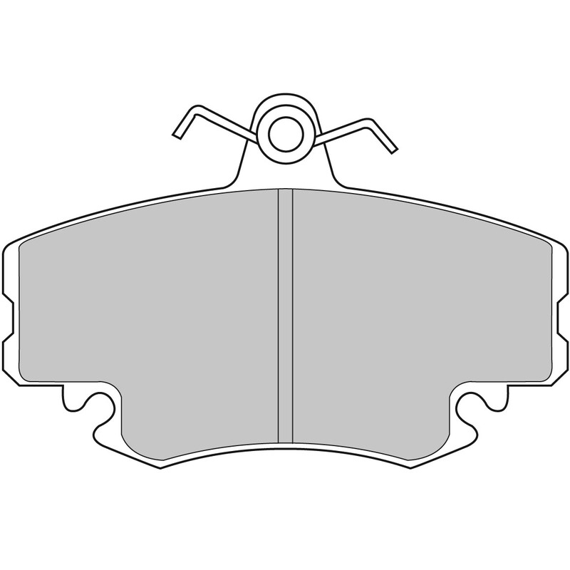 Plaquettes de Freins Avant Ferodo DS3000 pour Renault 25 FCP845R (84-93)
