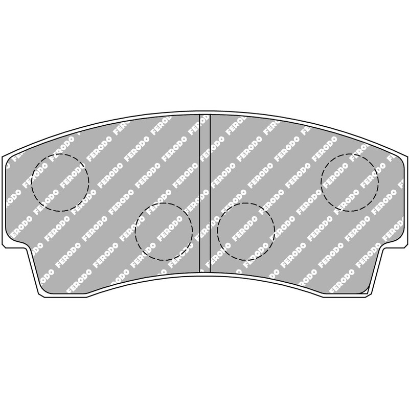Plaquettes de Freins Avant Ferodo DS2500 pour Peugeot 206 XS (2002+)