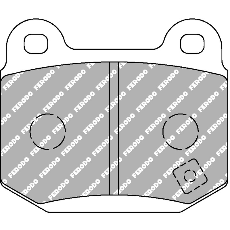 Plaquettes de Freins Arrière Ferodo DS Performance pour Subaru Impreza GD / GG WRX STI (01-07)