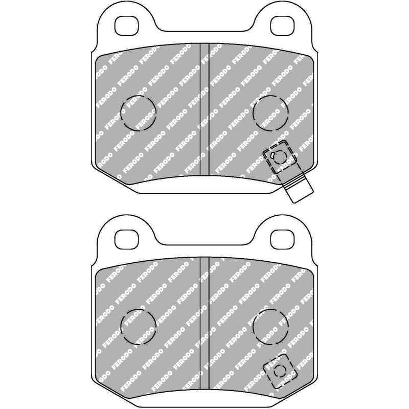 Plaquettes\u0020de\u0020Freins\u0020Arri\u00E8re\u0020Ferodo\u0020DS1.11\u0020pour\u0020Infiniti\u0020FX45\u0020\u002803\u002D08\u0029