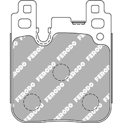 Plaquettes de Freins Arrière Ferodo DS2500 pour BMW M2 F87 (2015+)