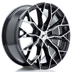 Japan Racing JR-49 18x8" (5 trous - sur mesure) ET20-42, Noir / Poli