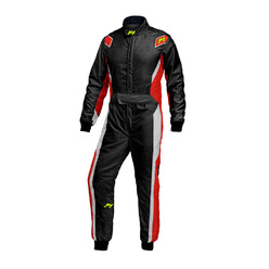 Combinaison P1 Lap.Evo Noire & Rouge (FIA 8856-2018)