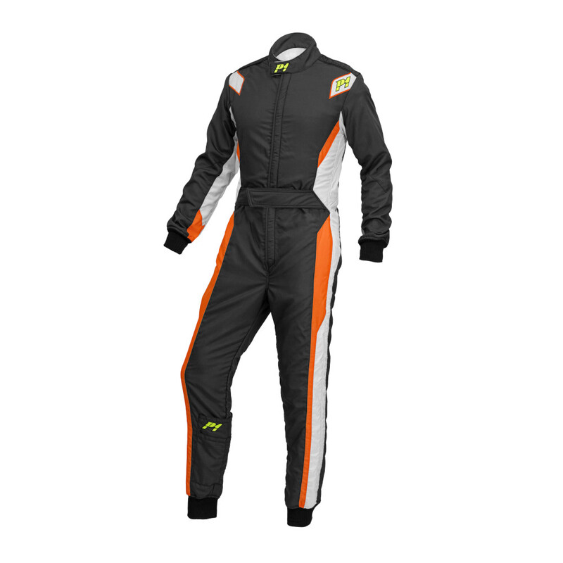 Combinaison P1 Lap.Evo Anthracite & Gris Clair (FIA 8856-2018)