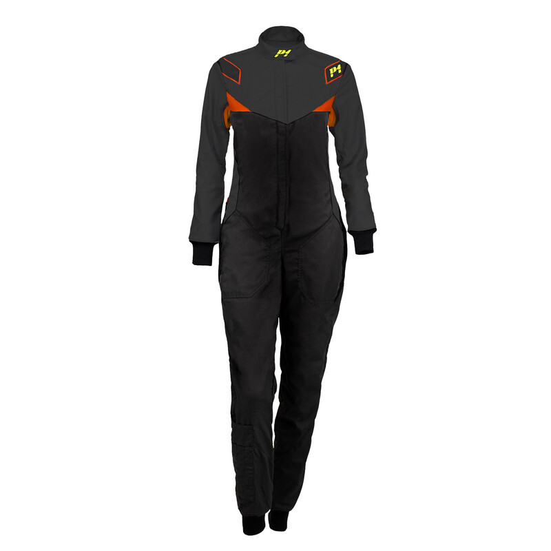 Combinaison Femme P1 Diva Noire & Anthracite (FIA 8856-2018)