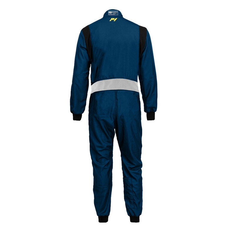 Combinaison P1 Gent.Evo Bleu Foncé & Gris Clair (FIA 8856-2018)