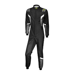 Combinaison P1 Pro-SF Noire & Gris Clair (FIA 8856-2018)