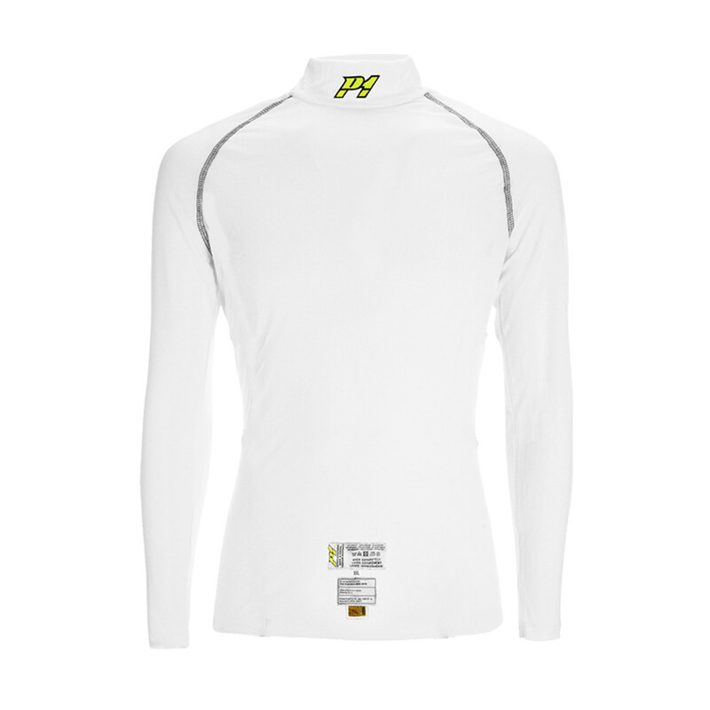 T-Shirt P1 Slim Fit Elite Blanc (FIA 8856-2018)