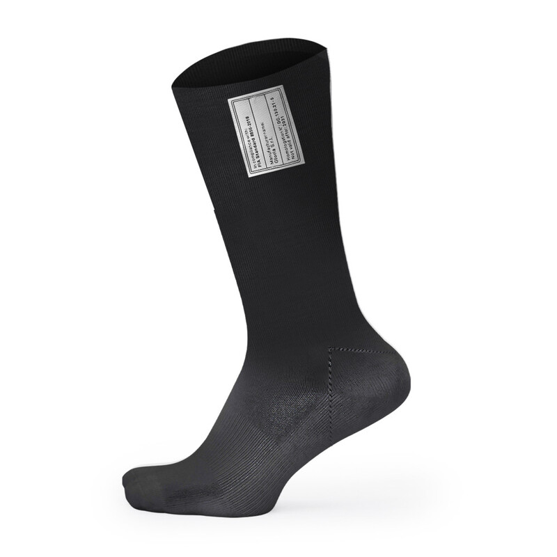 Chaussettes P1 Aramide Noires (FIA 8856-2018)