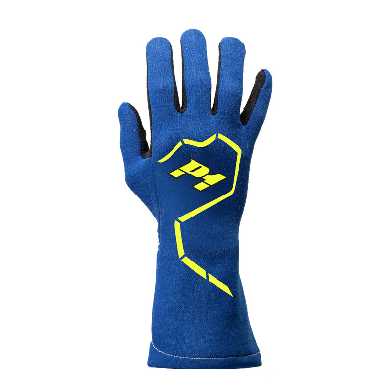 Gants P1 Fast Bleu Royal (FIA 8856-2018)