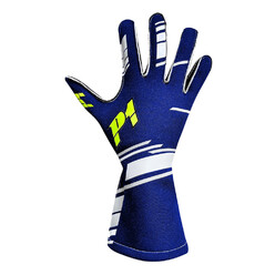 Gants P1 Speed Bleu Royal & Blancs (FIA 8856-2018)