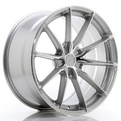 Japan Racing JR-37 Extreme Concave 20x10" 5x112 ET25, Gris Argenté / Poli