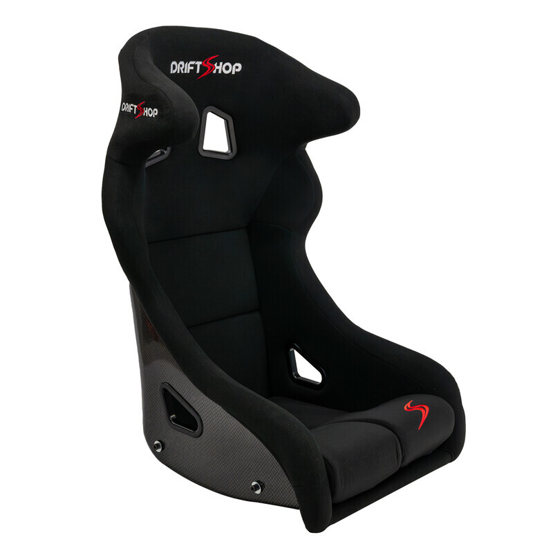 Pack Promo Siège Baquet DriftShop Circuit en Carbone + Harnais 6 Points (FIA)