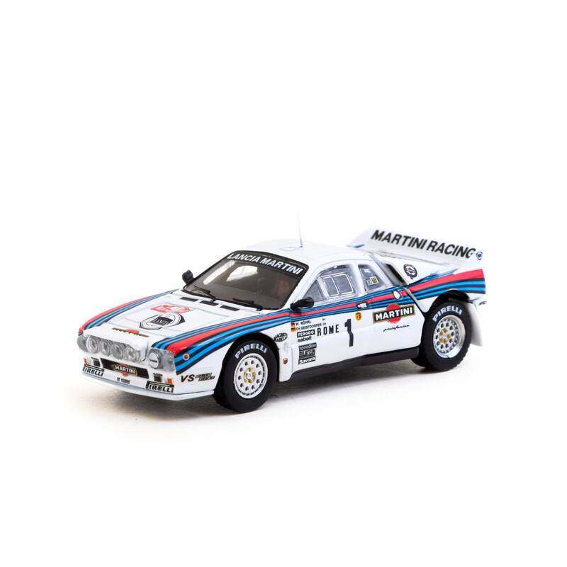 Tarmac Works 1/64 - Lancia 037 Rally - Vainqueur Monte Carlo 1983 - W. Rohrl / C. Geistdorfer