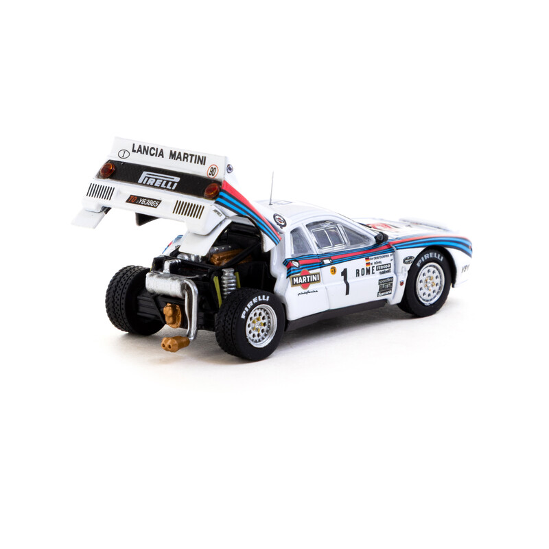 Tarmac Works 1/64 - Lancia 037 Rally - Vainqueur Monte Carlo 1983 - W. Rohrl / C. Geistdorfer
