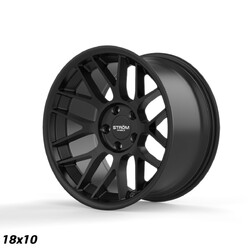 Ström STR2 18x10" 5x120 ET20, Noir Satiné