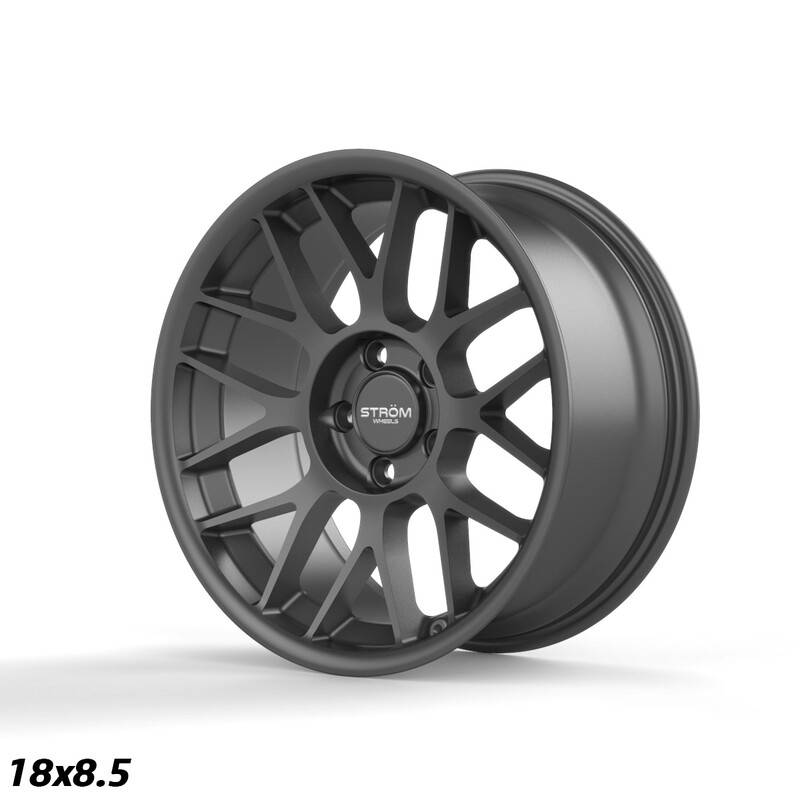 Ström STR2 18x8.5" 5x120 ET20, Gunmetal Satiné