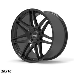 Ström STR3 20x10" 5x114.3 ET40, Noir Satiné
