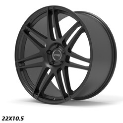 Ström STR3 22x10.5" 5x120 ET40, Noir Satiné