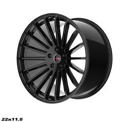 Ström STR4 22x11.5" 5x112 ET30, Noir Brillant