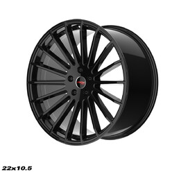 Ström STR4 22x10.5" 5x120 ET40, Noir Brillant