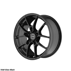 Ström STR-F1 18x8" 5x112 ET42, Noir Brillant