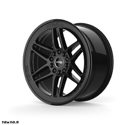 Ström DS-25 18x10.5" 5x114.3/120 ET30, Noir Brillant