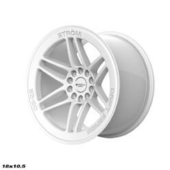 Ström DS-25 18x10.5" 5x114.3/120 ET30, Blanc