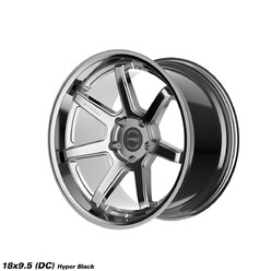 Ström DS-15 18x9.5" 5x120 ET8, Hyper Black Light