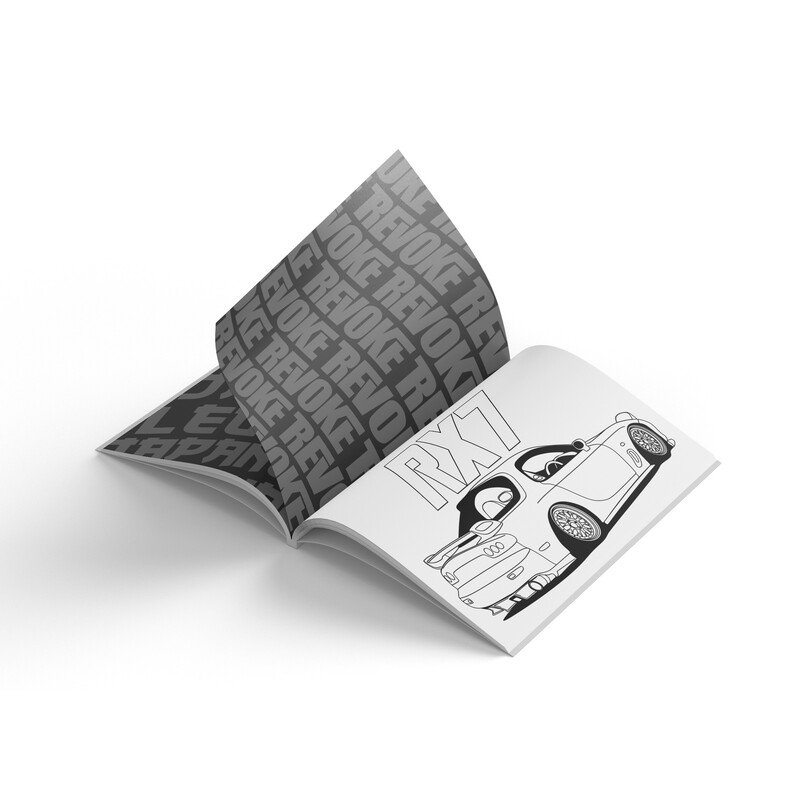 Livre de Coloriage Voitures "Légendes JDM"