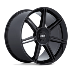 Rotiform FRA 22x12" 5x130 ET60, Noir Brillant, Branches Mates