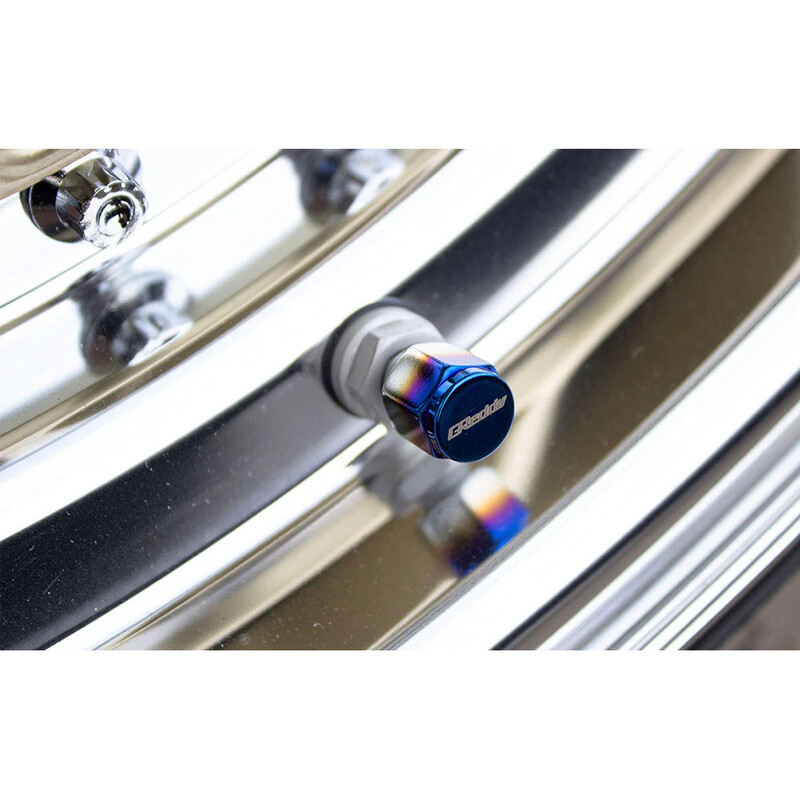 Bouchons de Valve GReddy en Aluminium - Titane (lot de 4)