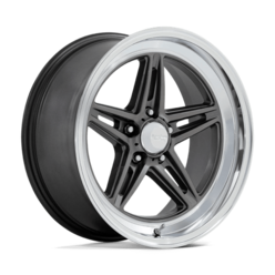 American Racing Vintage VN514 Groove 18x10" 5x114.3 ET12, Anthracite, Rebord Diamant