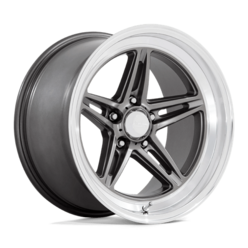 American Racing Vintage VN514 Groove 18x10" 5x120.65 ET0, Anthracite, Rebord Diamant