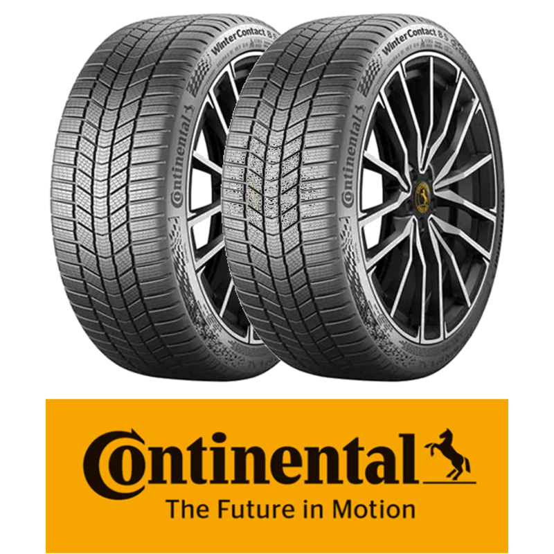 Pneus Continental WINTERCONTACT 8 S XL 225/40 R19 93V (la paire)