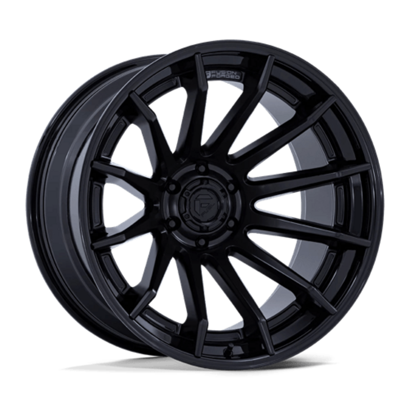 Fuel FC403 Burn 22x10" 6x139.7 ET-18, Noir Mat, Rebord Brillant
