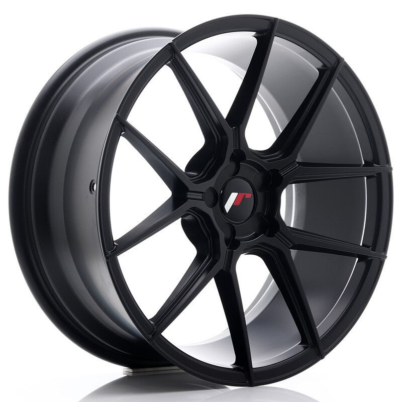 Japan Racing JR-30 19x8.5" (5 trous - sur mesure) ET20-42, Noir Mat