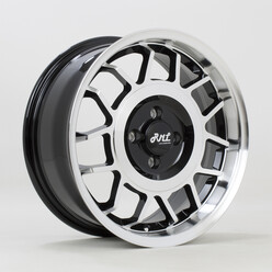 Rota Snowflake 16x7" 4x100 ET28, Gris Argenté
