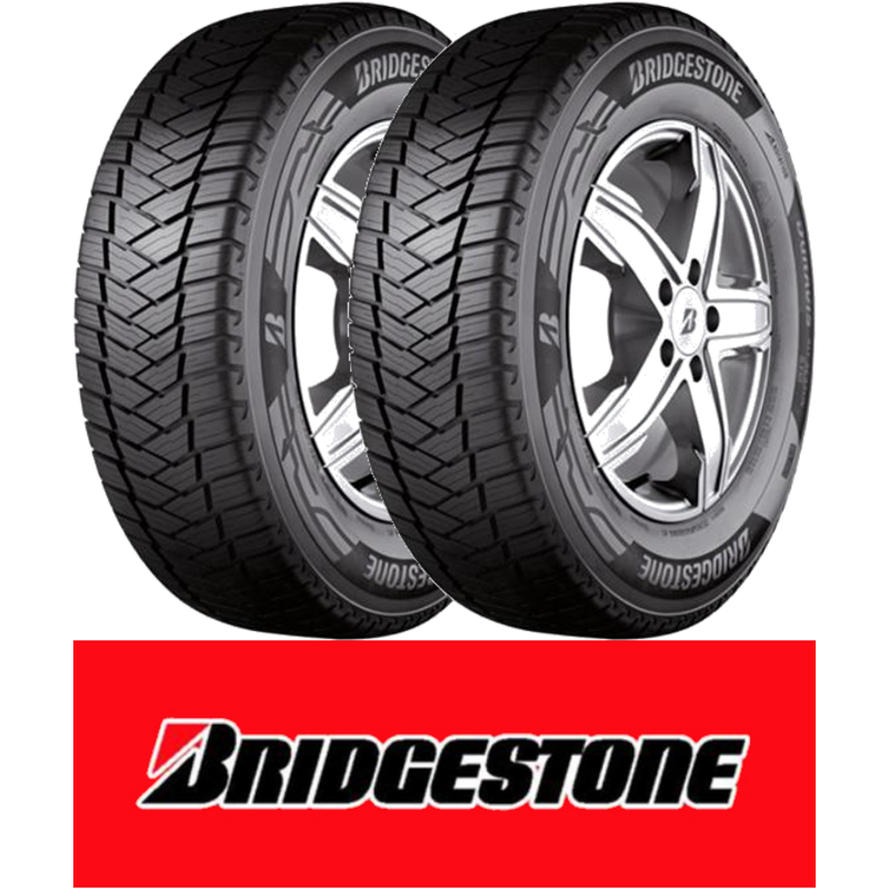 Pneus Bridgestone DURAVIS ALL SEASON EVO Enliten 195/75 R16 110R (la paire)