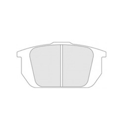 Plaquettes de Freins Arrière CL Brakes RC6 pour Alfa Romeo 145 1.7 16V