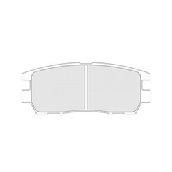Plaquettes de Freins Arrière CL Brakes RC5+ pour Mitsubishi Pajero (V2/4) 2.8 TD