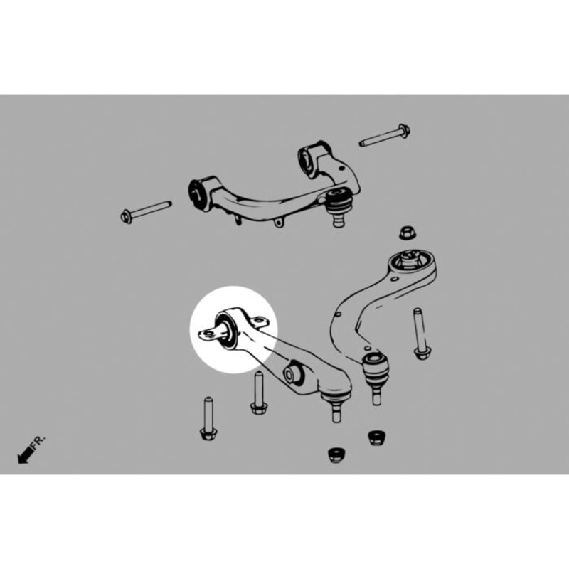 Silentblocs\u0020Avant\u0020de\u0020Bras\u0020Inf\u00E9rieurs\u0020Avant\u0020Hardrace\u0020pour\u0020Tesla\u0020Model\u00203